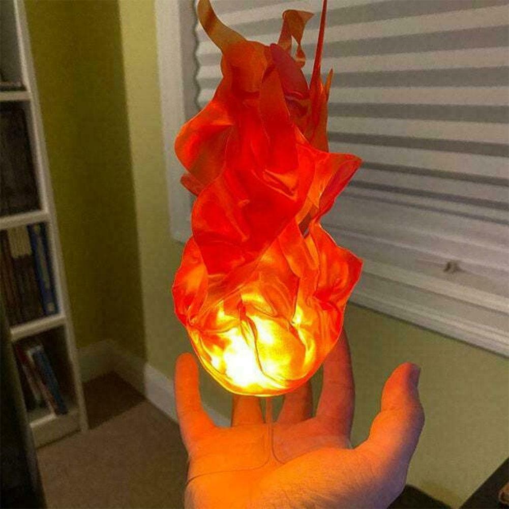 Cosplay Fireball Prop - ตกแต่งฮาโลวีนจำลองอุปกรณ์ประกอบฉากโคมไฟลูกไฟแบบลอยน้ำสำหรับตกแต่งงานปาร์ตี้ตามบทบาทคอสเพลย์