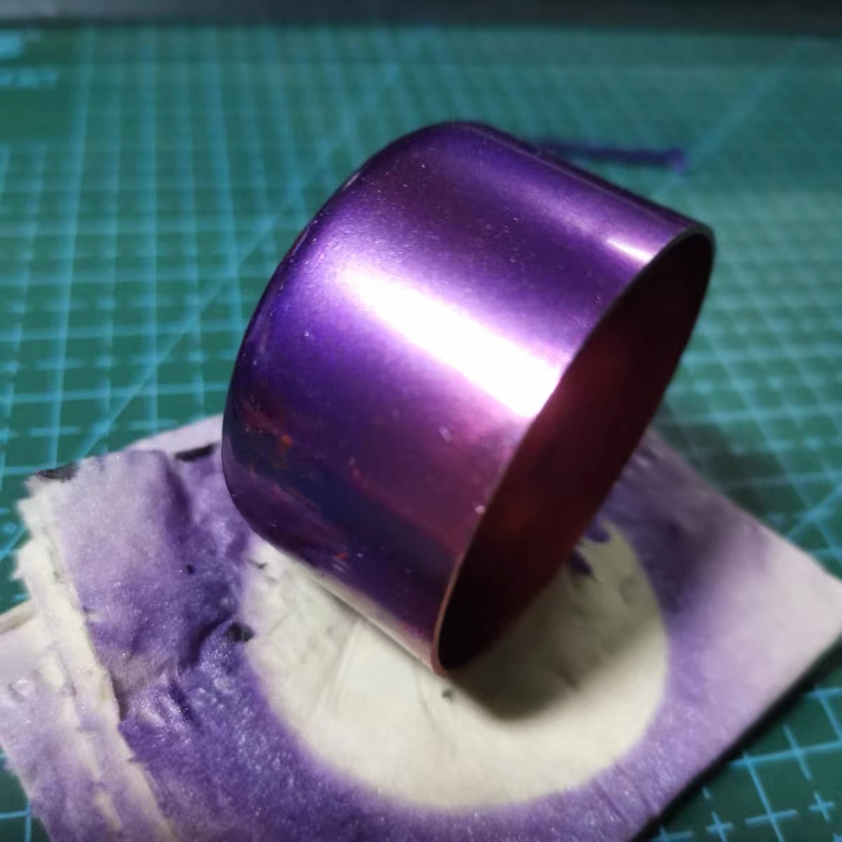Metallic Spray Paint - ปืนพ่นสีพ่นสีอิเล็กโทรเพลทสีม่วงเคลือบด้วยไฟฟ้า DD.11ไม่จำเป็นต้องเจือจางของเล่น DIY