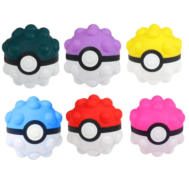 Pokeball Cosplay Prop - 6 สไตล์ Pokemon Poke Ball ของเล่นบีบความเครียดบรรเทาของเล่นอะนิเมะอุปกรณ์เสริมคอสเพลย์