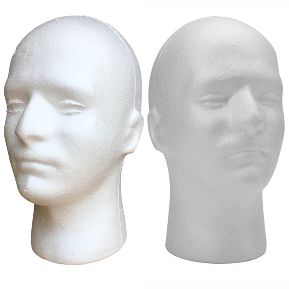 Cosplay Prop Foam - หุ่นโฟมชาย 1 ชิ้น สำหรับโชว์หมวก แว่นตา วิกผม