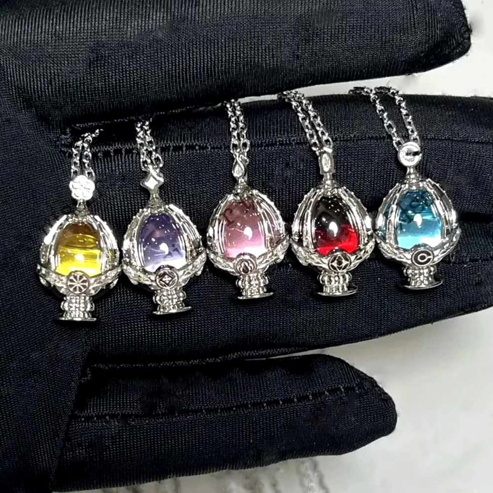 Magnetic Clasp Cosplay - สร้อยคอคอสเพลย์อนิเมะ Puella Magi Madoka Magica คานาเมะ
