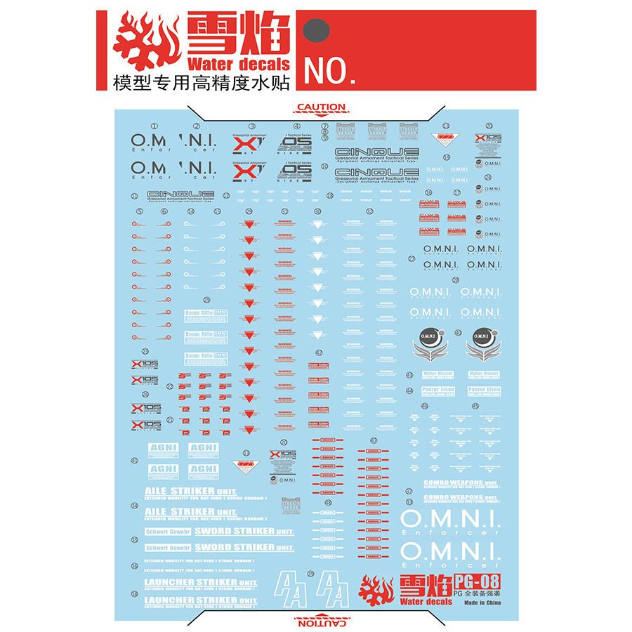 สติ๊กเกอร์กันน้ำเรืองแสง Snowf - Bandai Gundam Hg บทวิจารณ์และราคา
