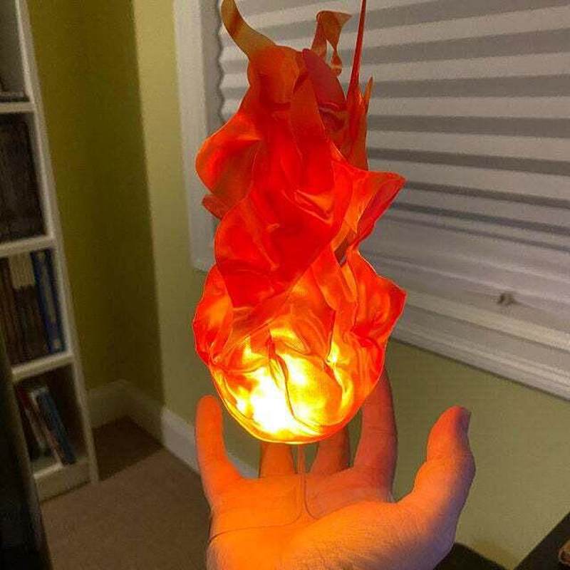 ไฟ LED ลูกไฟลอยได้ ของตกแต่งเป - Cosplay Fireball Prop บทวิจารณ์และราคา