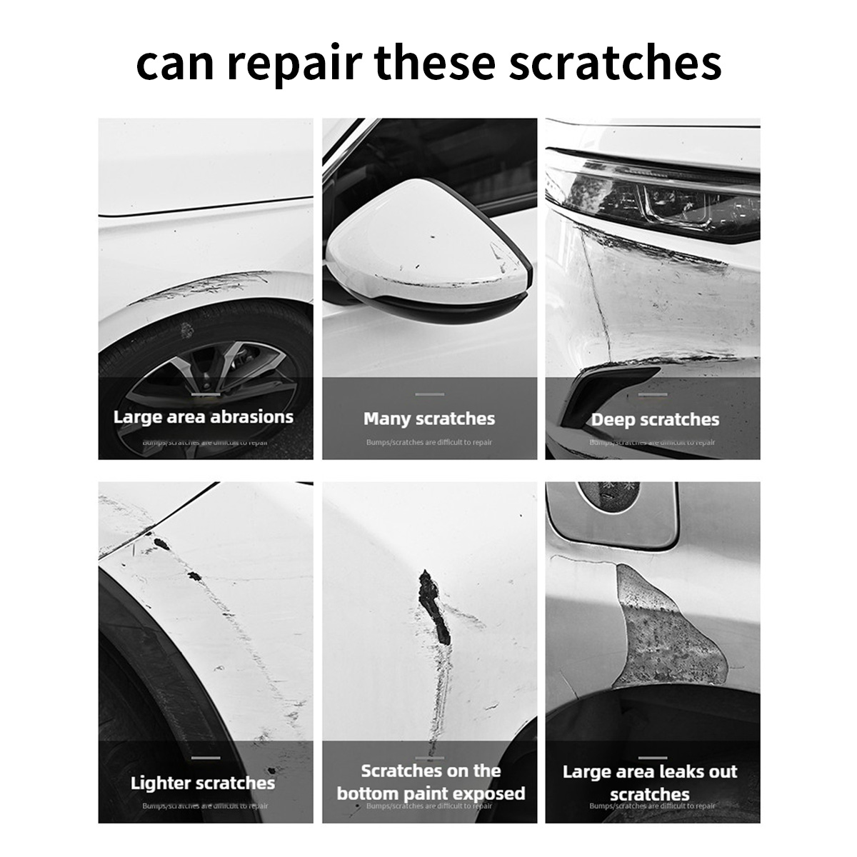 Silver Car Scratch Repair Spra - Metallic Spray Paint บทวิจารณ์และราคา