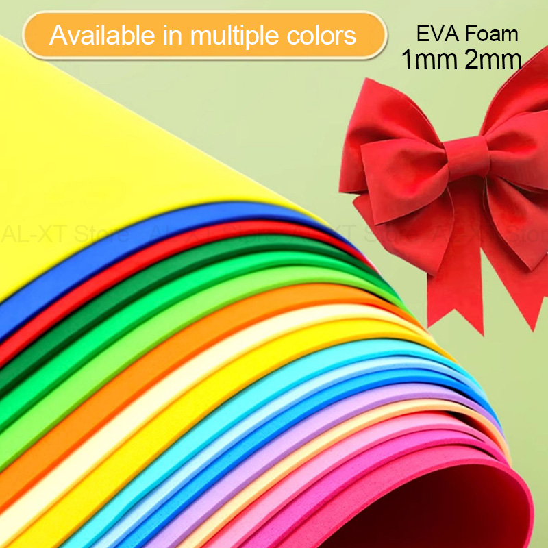 แผ่นโฟม EVA สี หนา 1 มม. 2 มม. - Cosplay Prop Foam บทวิจารณ์และราคา