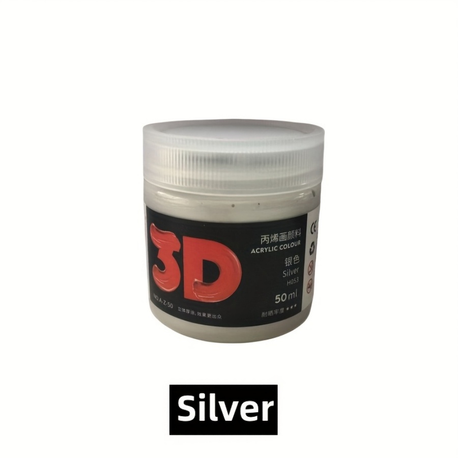 สีอะคริลิคสีเงิน 50/100/300 มล - Metallic Spray Paint บทวิจารณ์และราคา